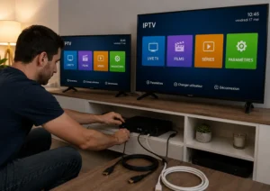 connect iptv box to 2 tv