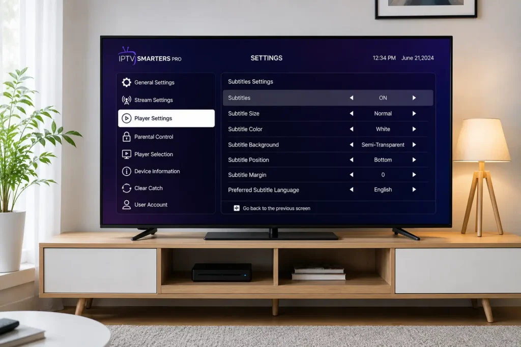 subtitles on iptv smarters pro