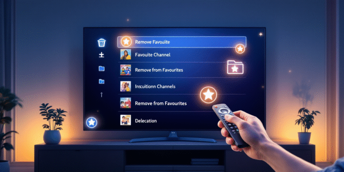 How to Clear Favourites on IPTV ?