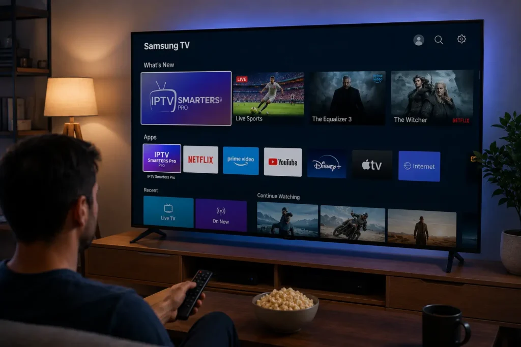 install iptv on samsung
