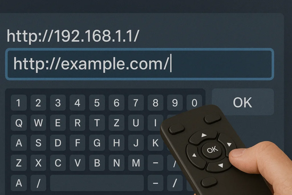 How to change URL on IPTV Box