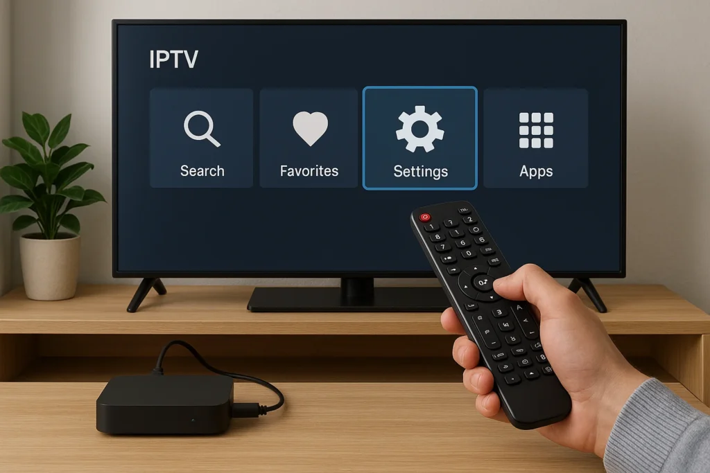 How to change URL on IPTV Box