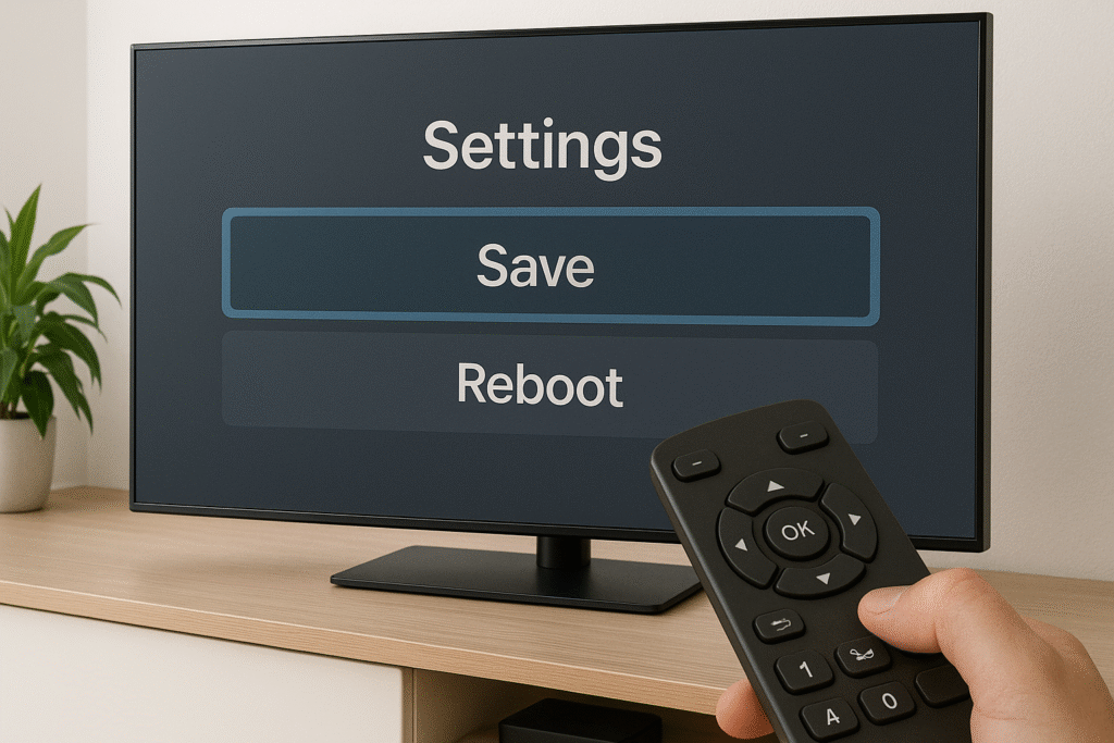How to change URL on IPTV Box