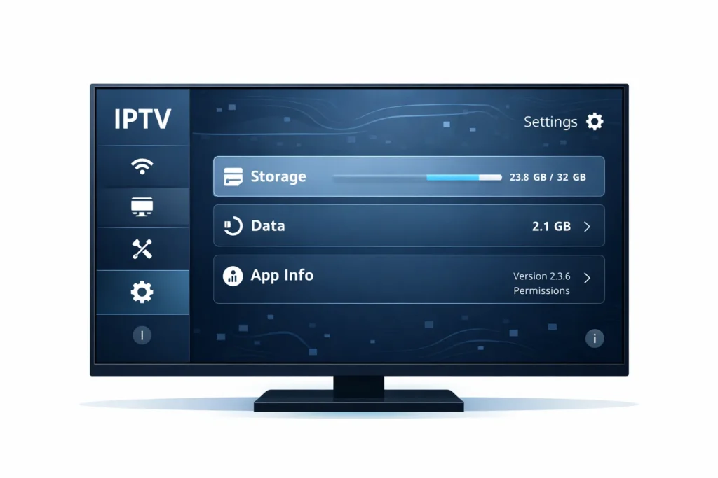 How to clear IPTV cache 1