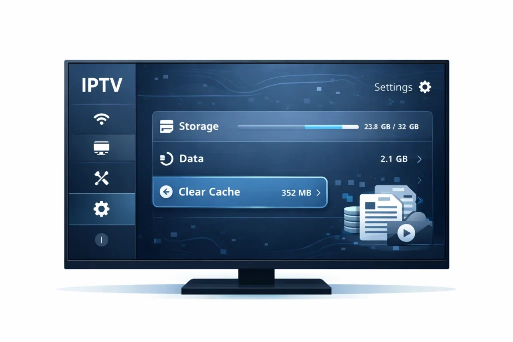 How to clear IPTV cache 2