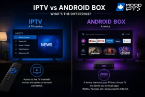 difference between iptv and android box