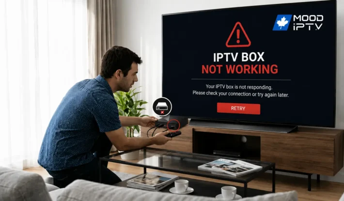 how to fix iptv box not working