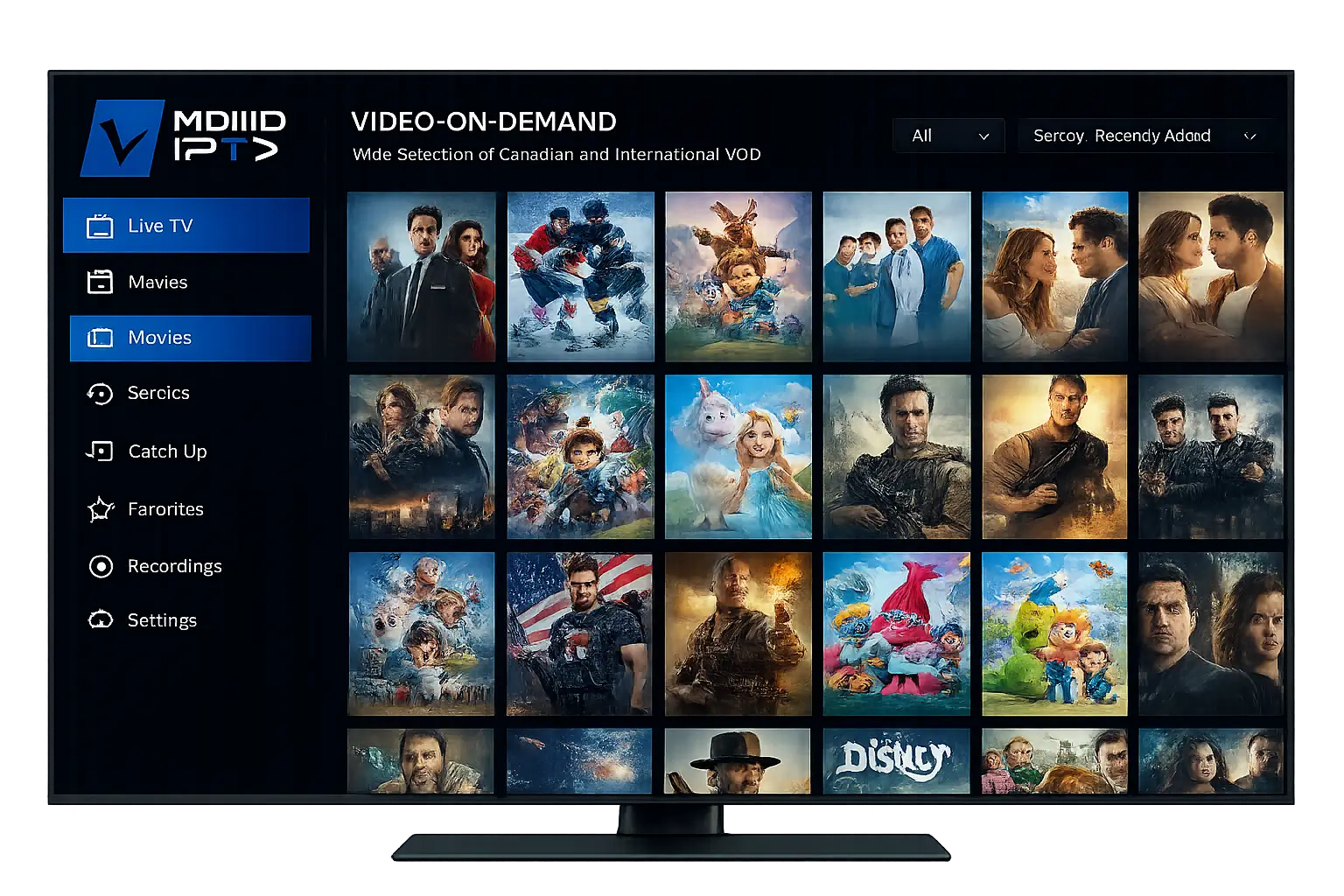 iptv subscription video-on-demand