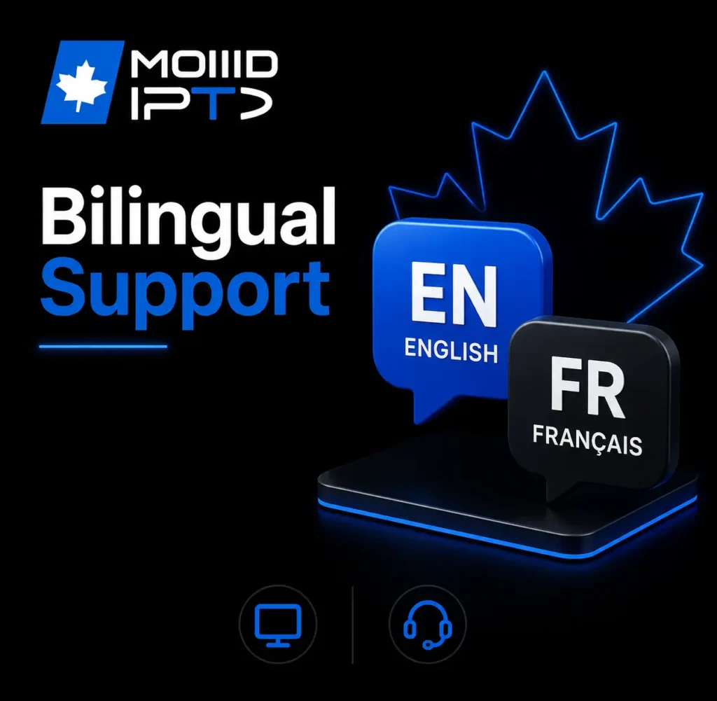 support iptv canada bilingual
