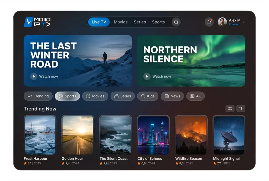 modeiptv-home-screen